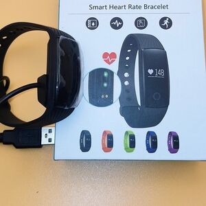 Advanced Black Smart Heart Rate Monitor